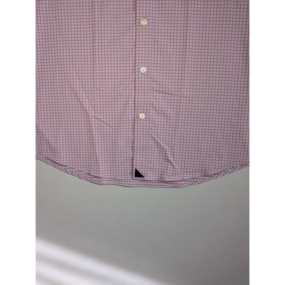 UNTUCKit Shirt Mens Large Slim Fit Button Down Plaid Short Sleeve Single Pocket - Picture 4 of 11